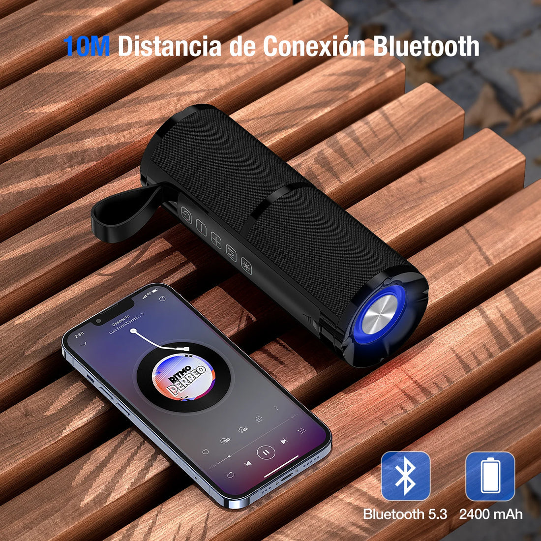 Bocina Bluetooth Portátil 1HORA BOC060